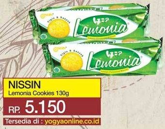 Promo Harga NISSIN Cookies Lemonia Twist 130 gr - Yogya