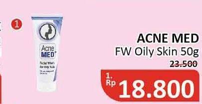 Promo Harga ACNE MED Facial Wash for Oily Skin 50 gr - Alfamidi