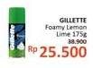 Promo Harga GILLETTE Foamy Lemon Lime 175 gr - Alfamidi
