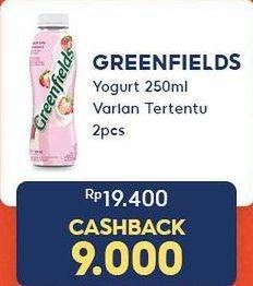 Promo Harga Greenfields Yogurt Drink 250 ml - Indomaret