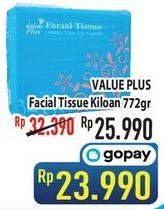 Promo Harga VALUE PLUS Facial Tissue 772 gr - Hypermart