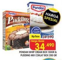 Pondan Whip Cream/Pudding Flan