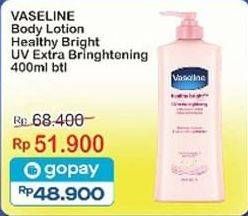 Promo Harga Vaseline Body Lotion UV Lightening 400 ml - Indomaret