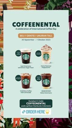 Promo Harga Starbucks Minuman Kopi  - Starbucks