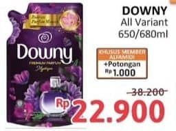 Promo Harga Downy Premium Parfum All Variants 650 ml - Alfamidi