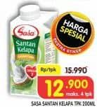 Promo Harga Sasa Santan Cair 200 ml - Superindo