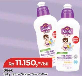 Promo Harga SLEEK Baby Bottle, Nipple and Accessories Cleanser 150 ml - TIP TOP