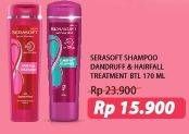 Promo Harga SERASOFT Shampoo Anti Dandruff, Hairfall Treatment 170 ml - Alfamart