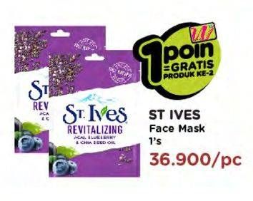 Promo Harga ST IVES Sheet Mask All Variants 230 ml - Watsons