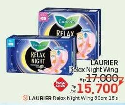 Promo Harga Laurier Relax Night 30cm 16 pcs - LotteMart