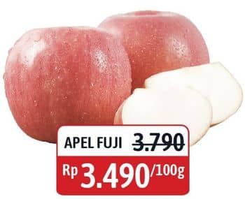 Promo Harga Apel Fuji per 100 gr - Alfamidi