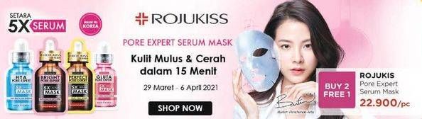 Promo Harga ROJUKISS Pore Expert 5X Serum Mask All Variants 25 ml - Watsons