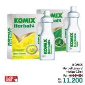 Promo Harga Komix Herbal Obat Batuk Original per 4 sachet 15 ml - LotteMart