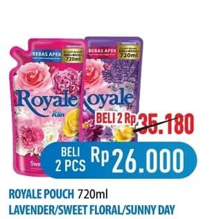Promo Harga So Klin Royale Parfum Collection Lavender Vanilla, Sweet Floral, Sunny Day 720 ml - Hypermart