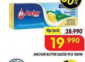 Promo Harga ANCHOR Butter Salted Minidish per 10 pcs 10 gr - Superindo