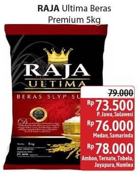 Promo Harga Raja Ultima Beras Slyp Super 5000 gr - Alfamidi