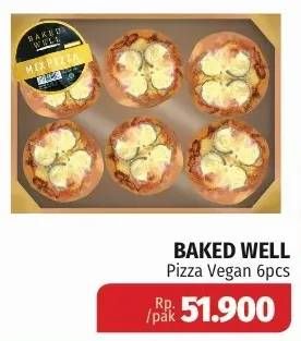 Promo Harga BAKED WELL Pizza Vegan 6 pcs - Lotte Grosir
