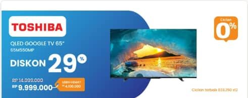 Promo Harga Toshiba 65M550MP  - Electronic City