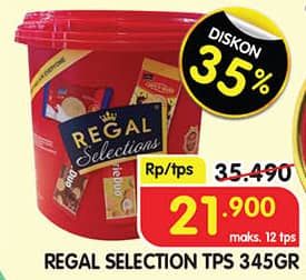 Promo Harga Regal Assorted Biscuit 345 gr - Superindo