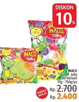 Promo Harga INACO Mini Jelly All Variants 75 gr - LotteMart
