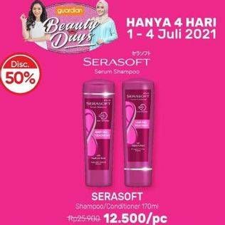Promo Harga SERASOFT Shampoo/ Conditioner 170 mL  - Guardian
