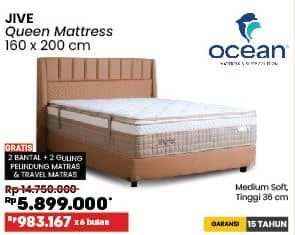 Promo Harga Ocean Jive Queen Mattress  - COURTS