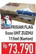 Promo Harga FRISIAN FLAG Susu UHT Milky Zuzhu per 36 pcs 115 ml - Hypermart