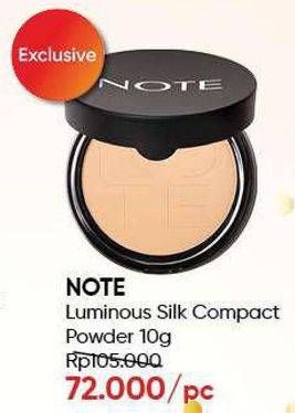 Promo Harga NOTE Luminous Silk Compact Powder 10 gr - Guardian