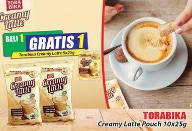 Promo Harga Torabika Creamy Latte 10 pcs - Hari Hari