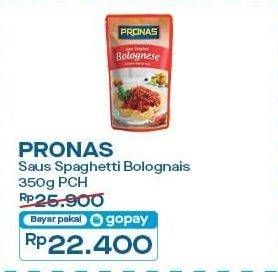 Promo Harga Pronas Saus Spaghetti Bolognaise 350 gr - Indomaret