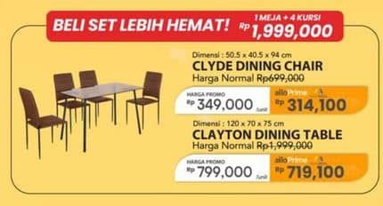 Promo Harga Dining Table  - Carrefour