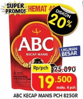 Promo Harga ABC Kecap Manis 700 ml - Superindo