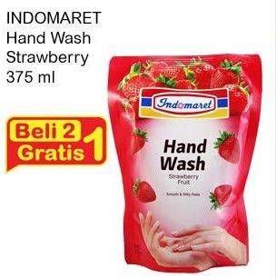 Promo Harga INDOMARET Hand Wash Strawberry 375 ml - Indomaret