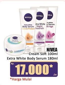 Harga Nivea Body Serum/Cream Soft