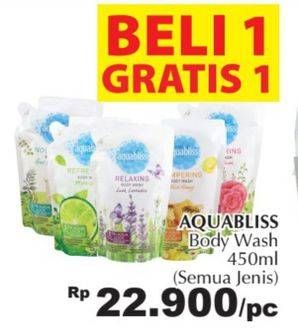 Promo Harga AQUABLISS Body Wash All Variants 450 ml - Giant