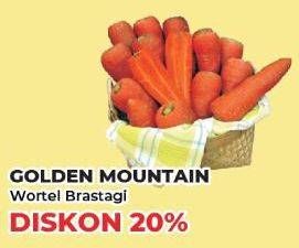 Promo Harga Golden Mountain Wortel Berastagi per 100 gr - Yogya