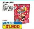 Promo Harga Beng-beng Share It per 25 pcs 9 gr - Indomaret