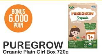 Promo Harga ARLA Puregrow Organic 1+ Girls 720 gr - Alfamart