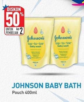 Promo Harga Johnsons Baby Wash Top To Toe 400 ml - Hypermart