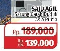 Promo Harga SAID AGIL Sarung Gajah Duduk Asia Prima  - Lotte Grosir