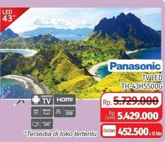 Promo Harga PANASONIC TH-43HS500G | Android TV   - Lotte Grosir