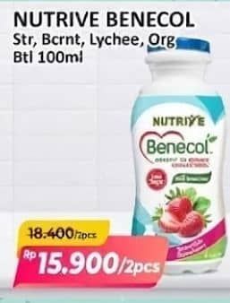Promo Harga Nutrive Benecol Smoothies 100 ml - Alfamart