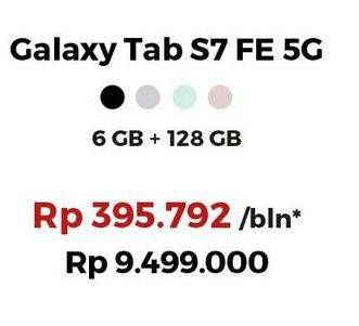 Promo Harga SAMSUNG Galaxy Tab S7 FE 5G  - Erafone