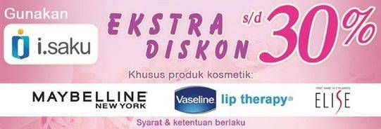 Promo Harga Maybelline/Vaseline/Elise Cosmetics  - Indomaret