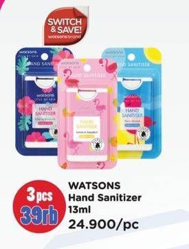 Promo Harga WATSONS Hand Sanitiser 13 ml - Watsons