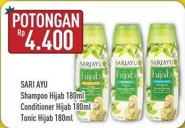Promo Harga SARIAYU Hijab Series Shampoo, Conditioner, Tonic 180 ml - Hypermart