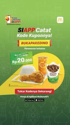 Promo Harga Kode Kupon  - McD