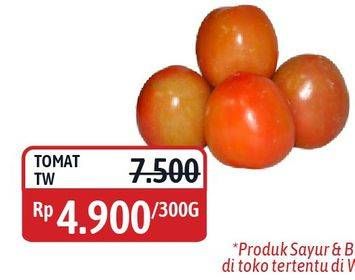 Promo Harga Tomat TW per 300 gr - Alfamidi