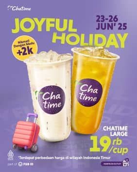 Promo Harga Joyful Holiday  - Chatime