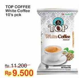Promo Harga Top Coffee White Coffee per 10 sachet - Indomaret